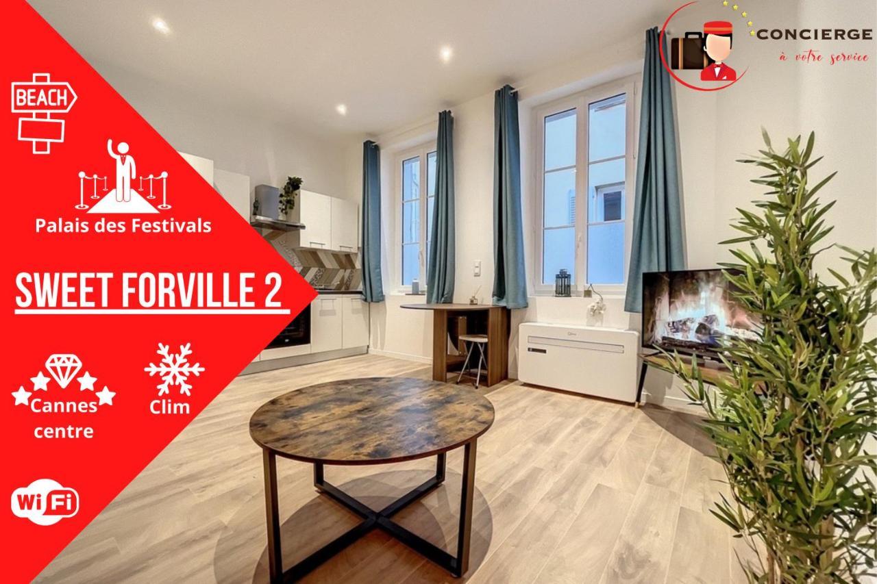 Le Sweet Forville 2 - Palais Des Festivals - Marche Provencal - Plage - Clim - Au Calme Cannes Buitenkant foto
